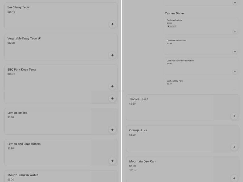 Stephens Chinese Take Away Menu