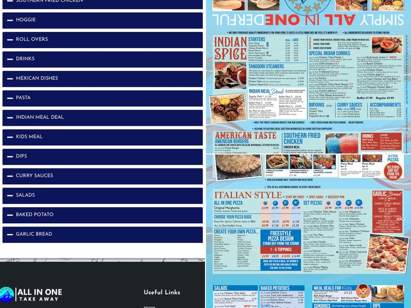 All In One - Polmont Menu