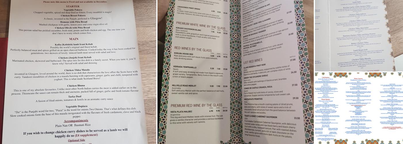 Koolba Menu