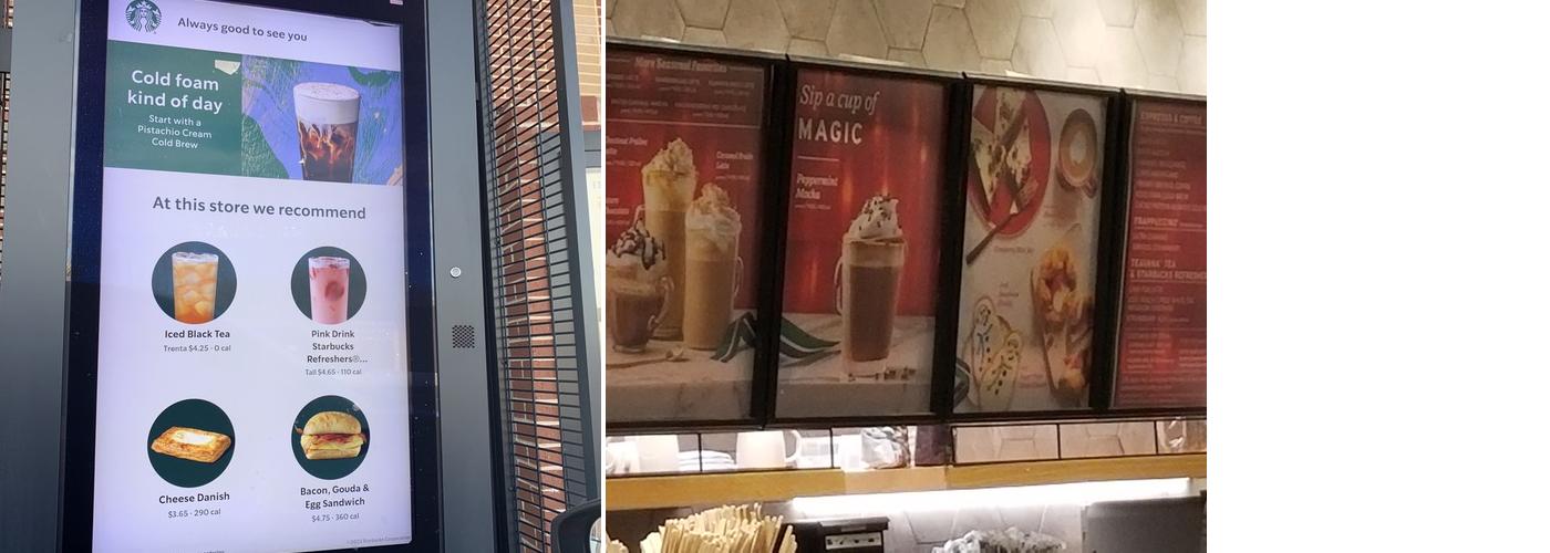 Starbucks Menu
