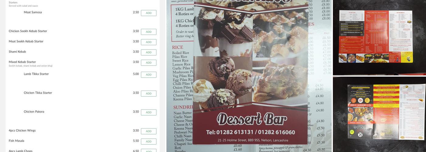 Rehmans Grill House Menu