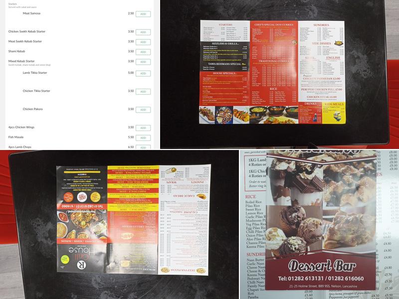 Rehmans Grill House Menu