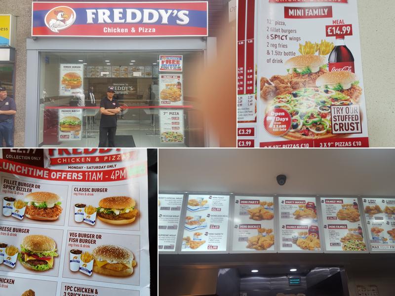 Freddys Chicken & Pizza Menu