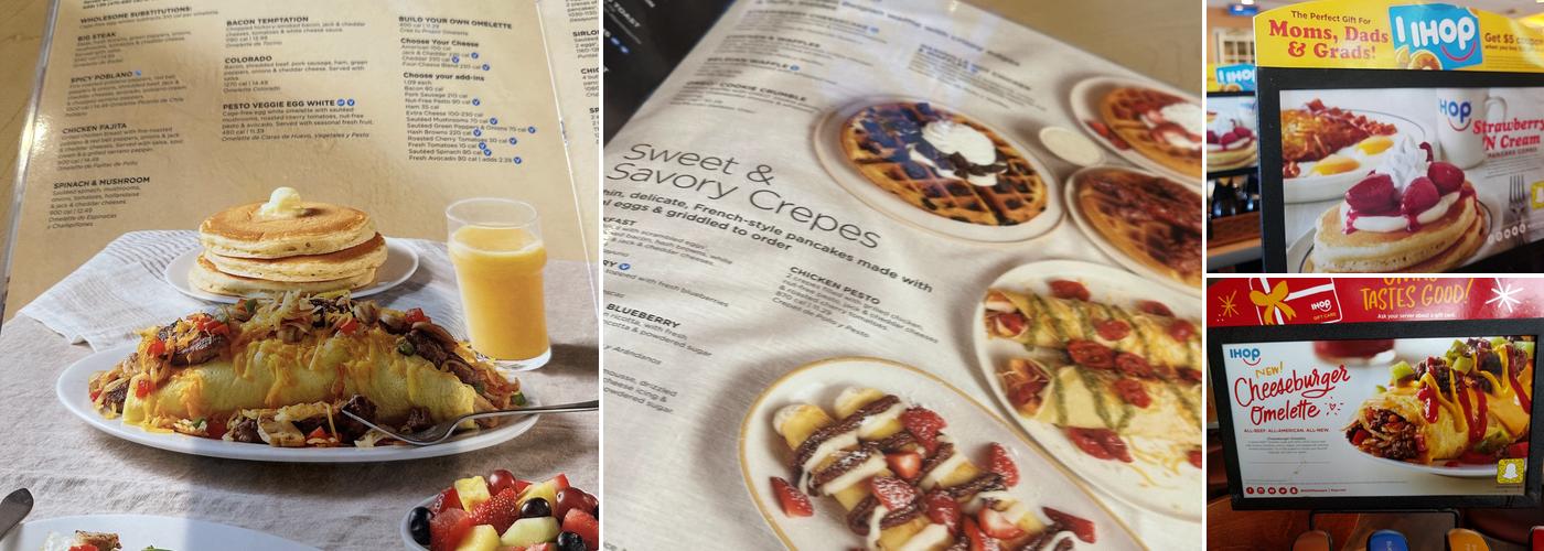 IHOP Menu