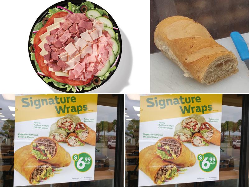 Subway Menu