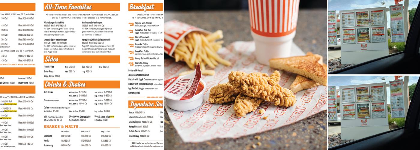 Whataburger Menu