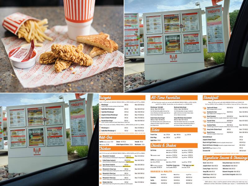 Whataburger Menu