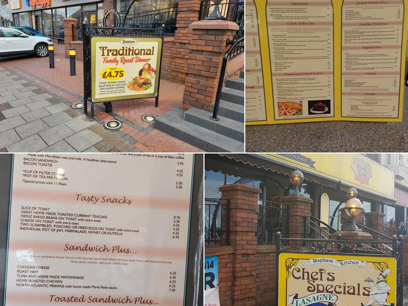 Bispham Kitchen Menu