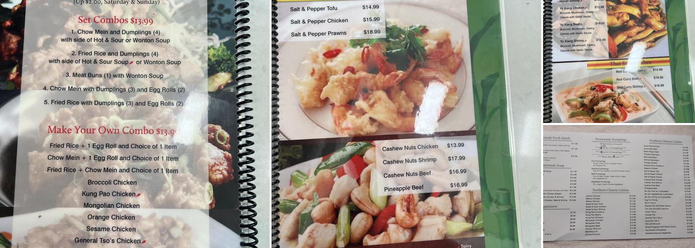 Liu Mandarin Kitchen Menu