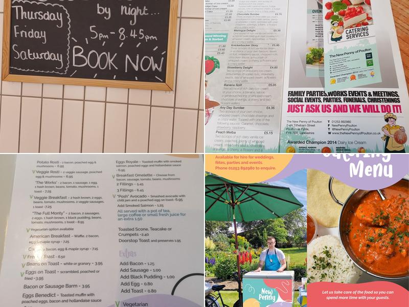 The New Penny Of Poulton Menu