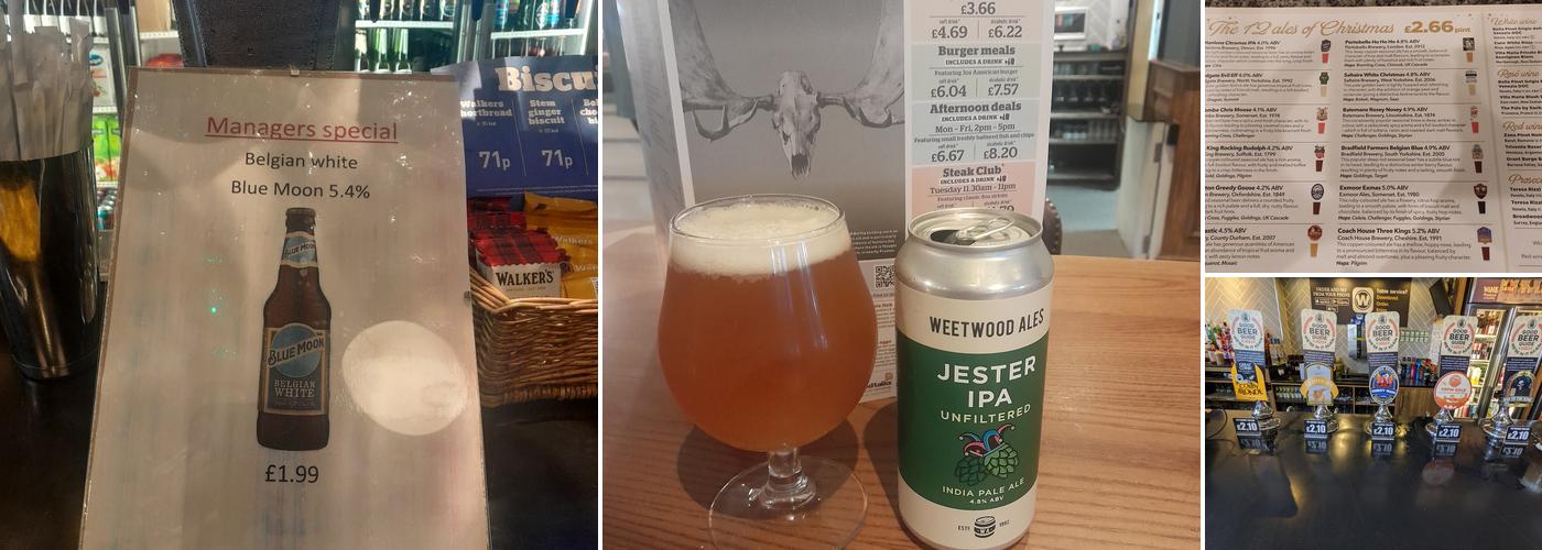 THE POULTON ELK • JD WETHERSPOON Menu