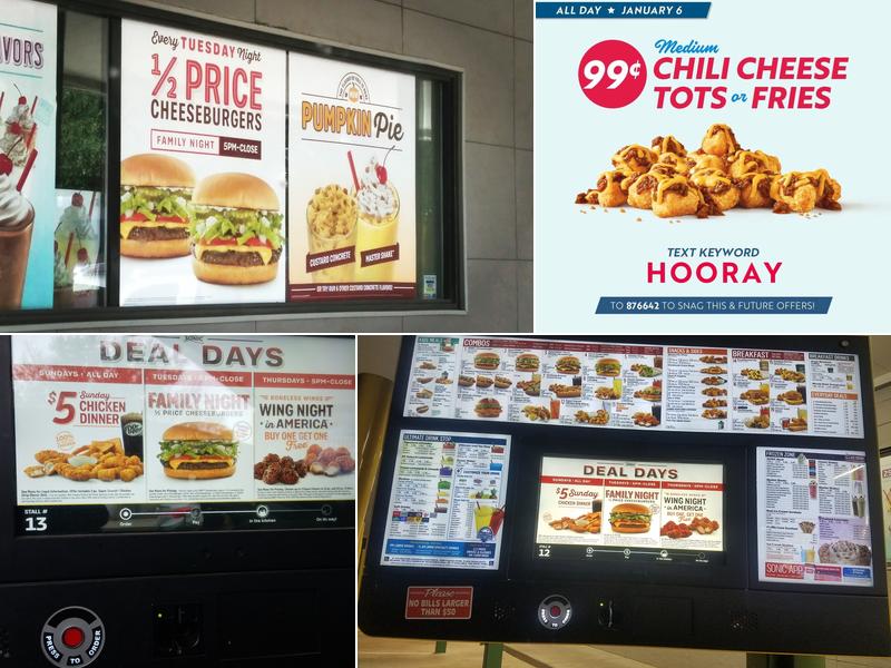 Sonic Drive-In Menu