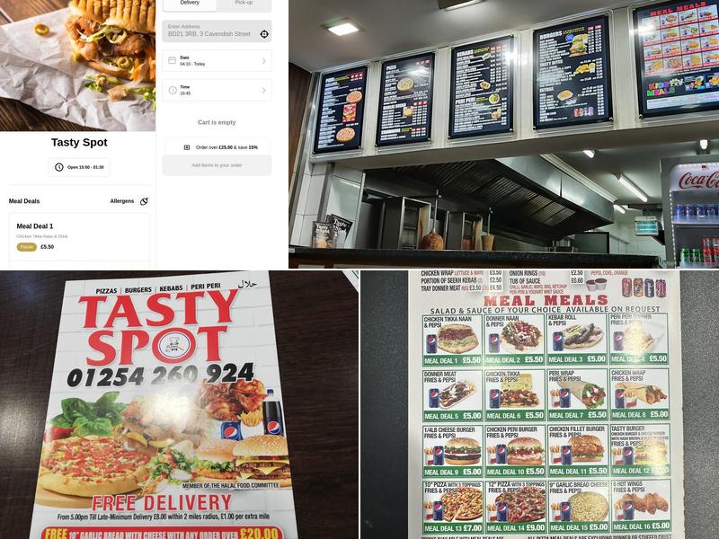 Tasty Spot Menu
