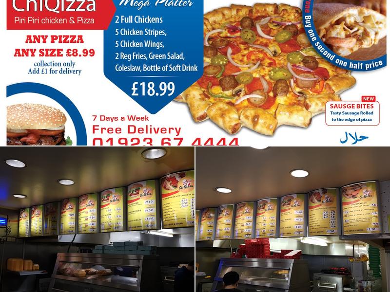 Chiqizza (Watford) Menu