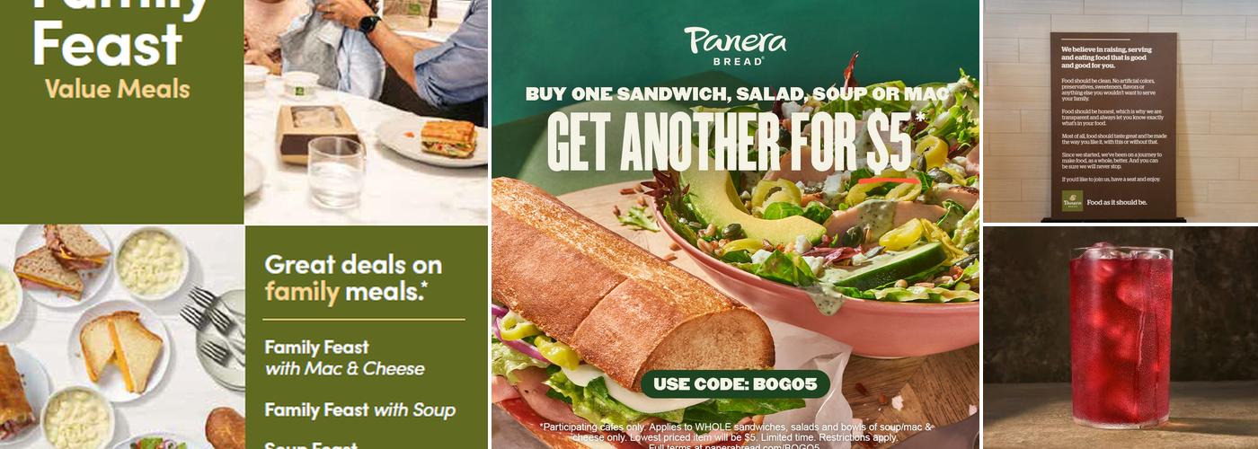 Panera Bread Menu