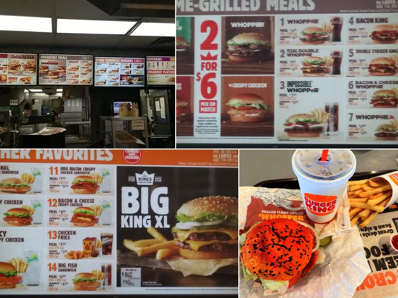 Burger King Menu