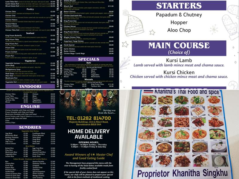 Usmaniyah Indian Takeaway Menu