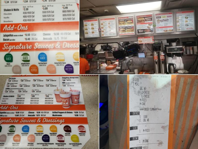Whataburger Menu