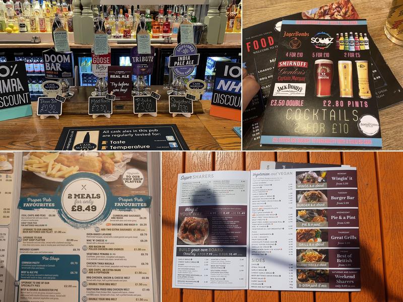 The Bowling Green Menu