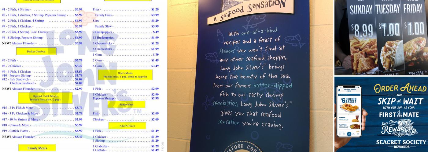 Long John Silver's Menu