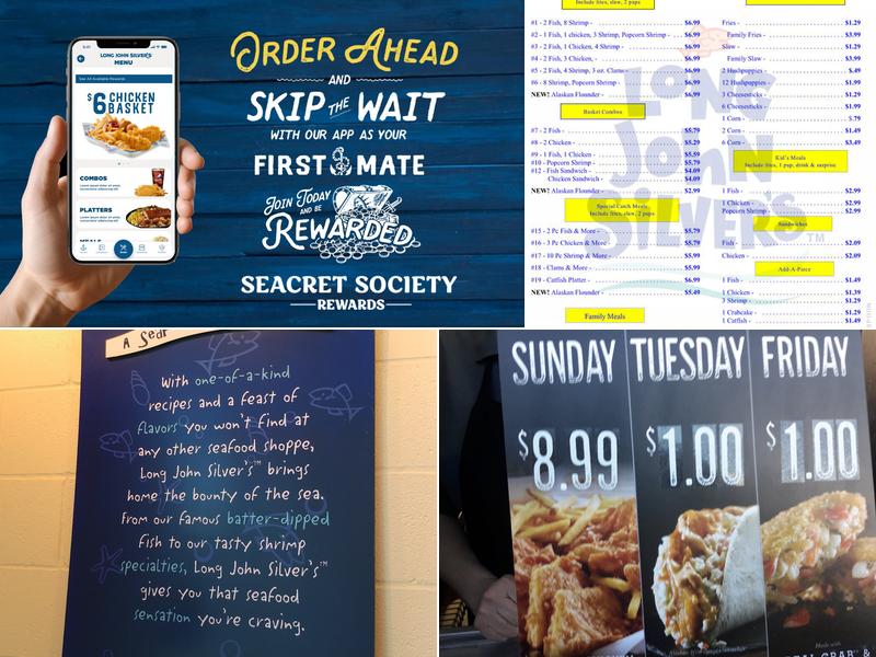 Long John Silver's Menu