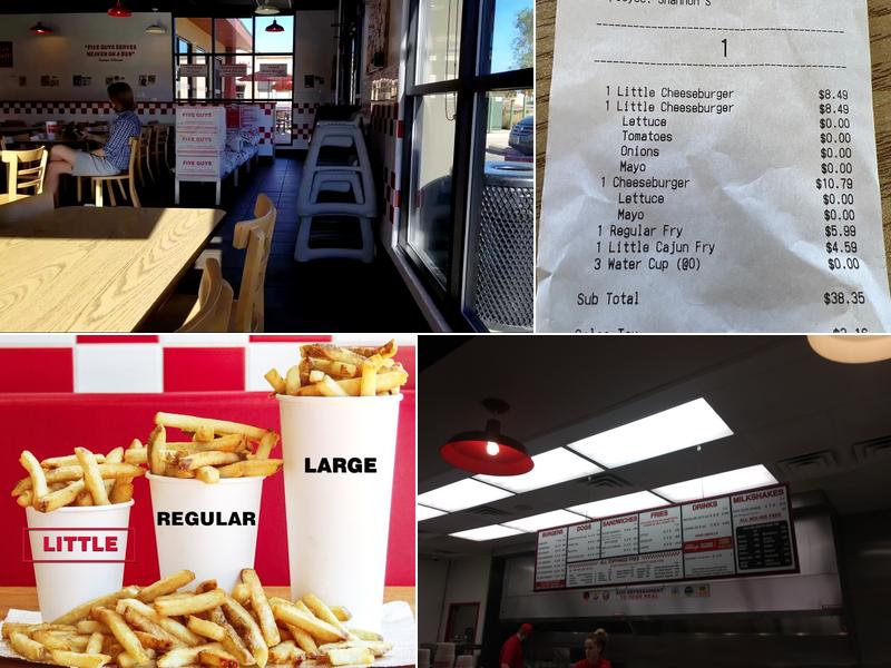 Five Guys Menu