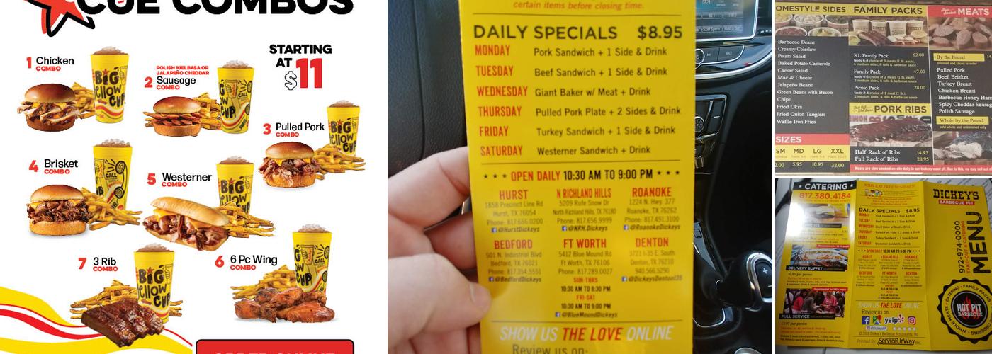 Dickey's Barbecue Pit Menu