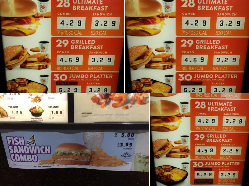 Jack In The Box Menu