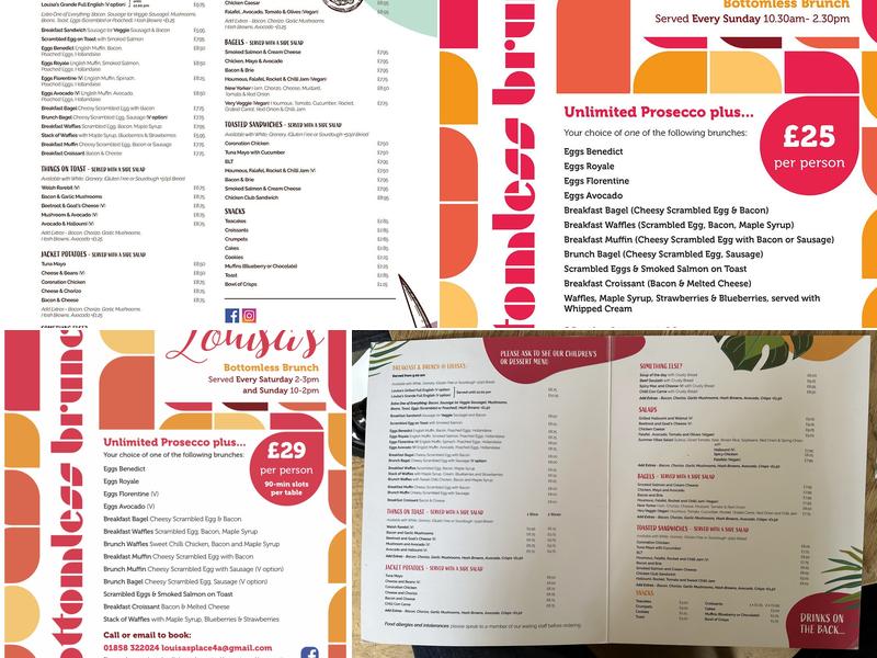 Louisa's Place Menu