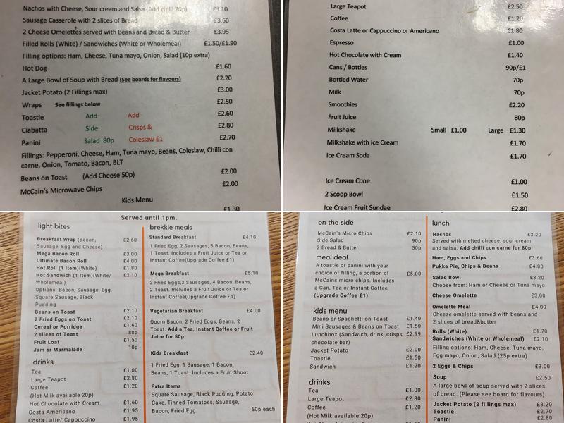 Appleby's Menu