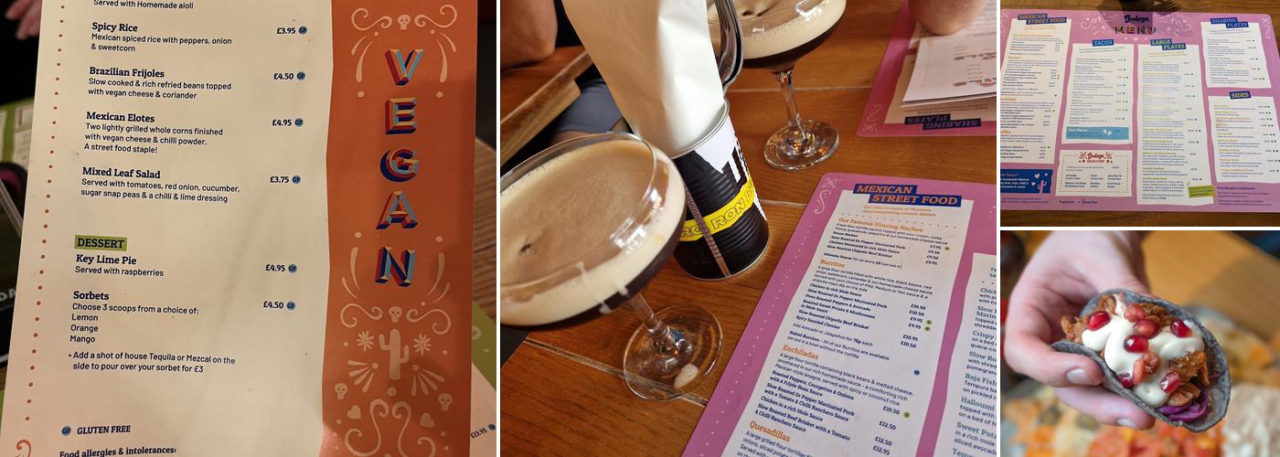 Bodega Cantina | Leicester Menu