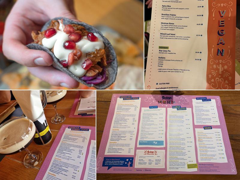 Bodega Cantina | Leicester Menu