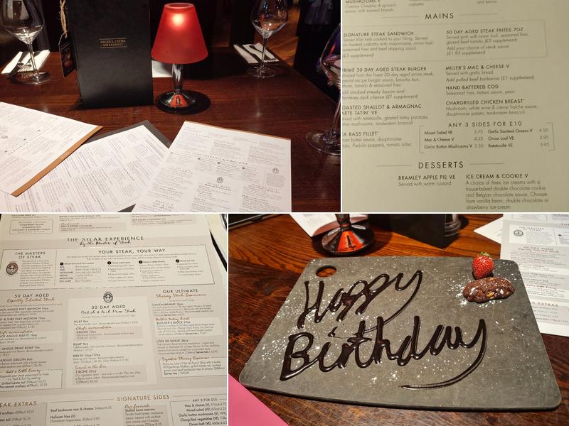 Miller & Carter Rothley Menu