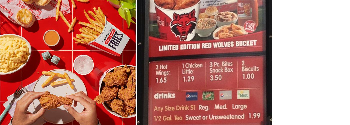 KFC Menu