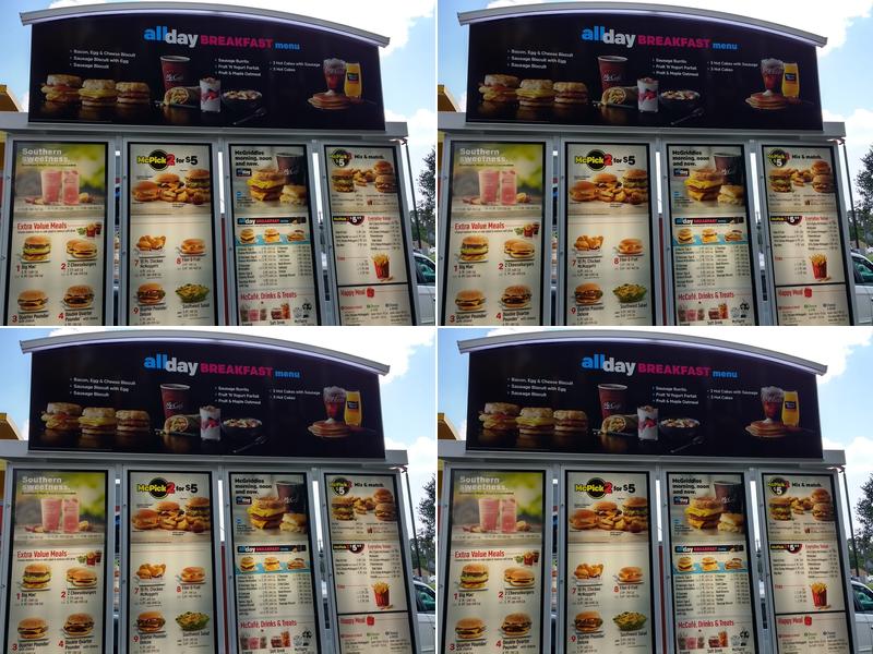 McDonald's Menu