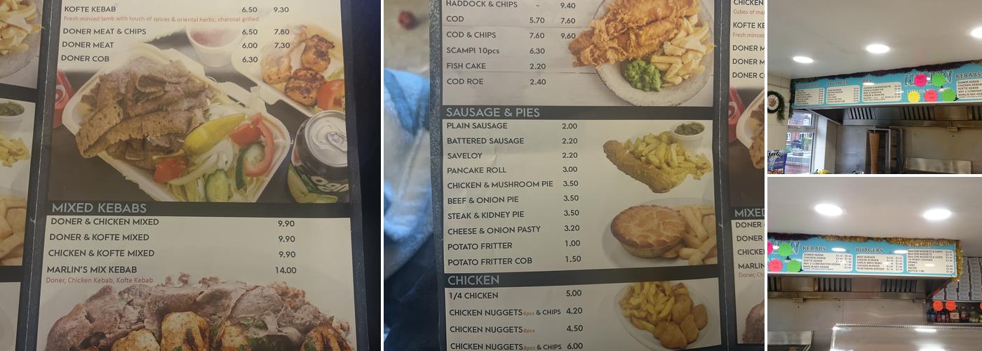 Marlin fish bar Menu