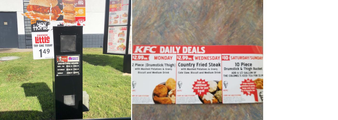 Taco Bell / KFC Menu