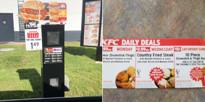 Taco Bell / KFC Menu