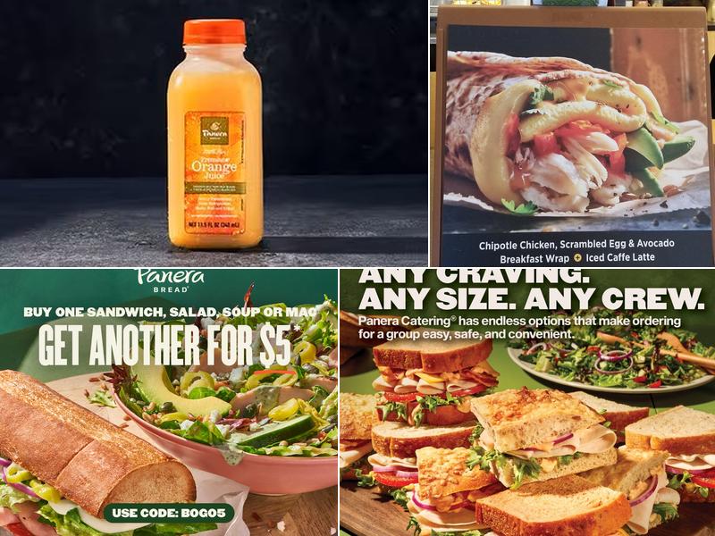 Panera Bread Menu