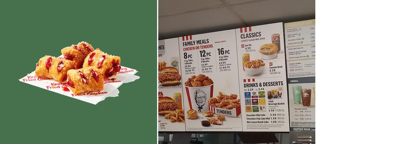 KFC Menu