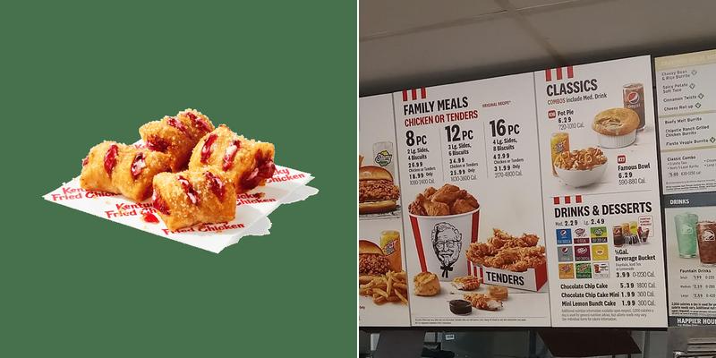 KFC Menu