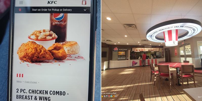 KFC Menu