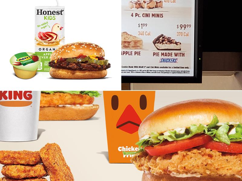 Burger King Menu
