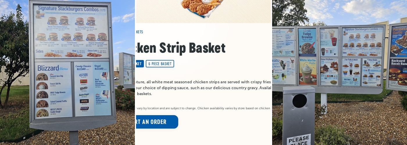 Dairy Queen Grill & Chill Menu