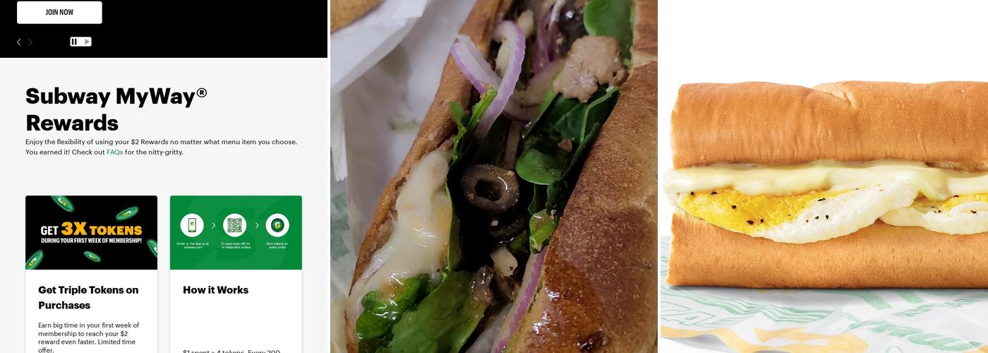 Subway Menu
