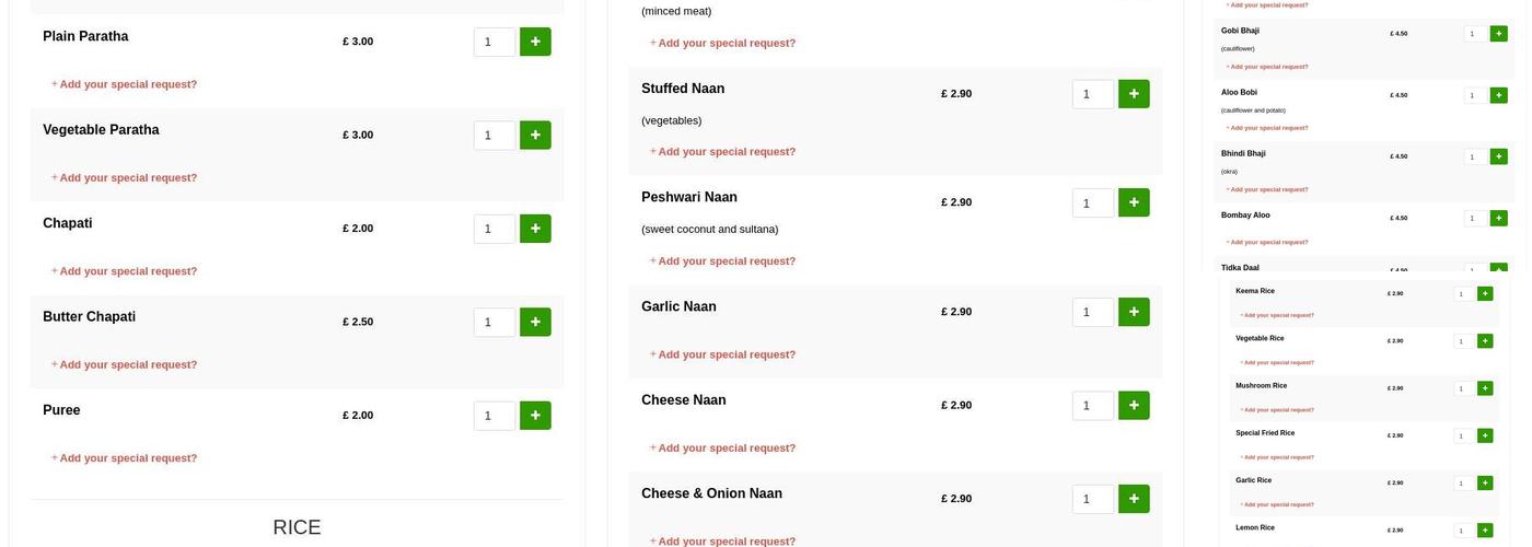 Saagar Indian Takeaway Menu