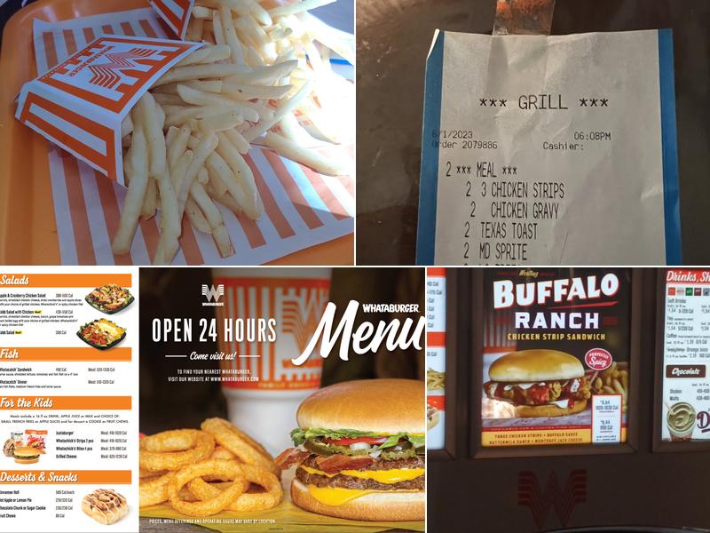 Whataburger Menu
