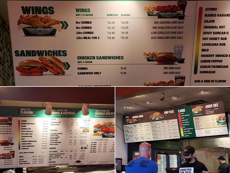 Wingstop Menu