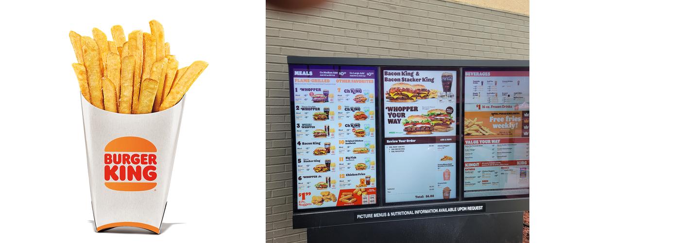 Burger King Menu