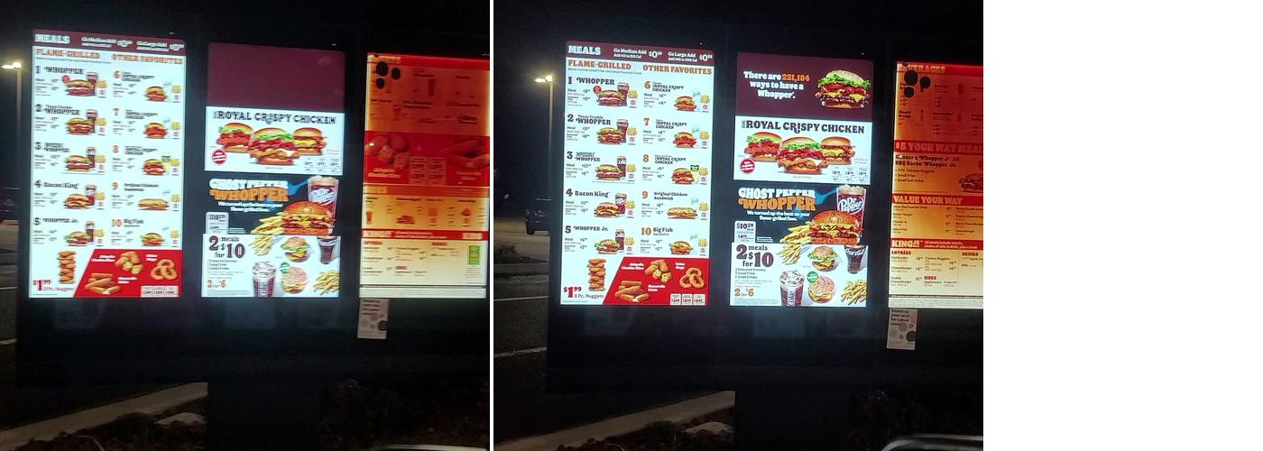 Burger King Menu